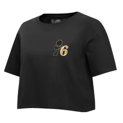 Philadelphia 76ers Pro Standard Women's Holiday Glam Boxy T-Shirt New