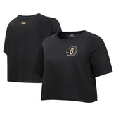 Brooklyn Nets Pro Standard Women's Holiday Glam Boxy T-Shirt Online