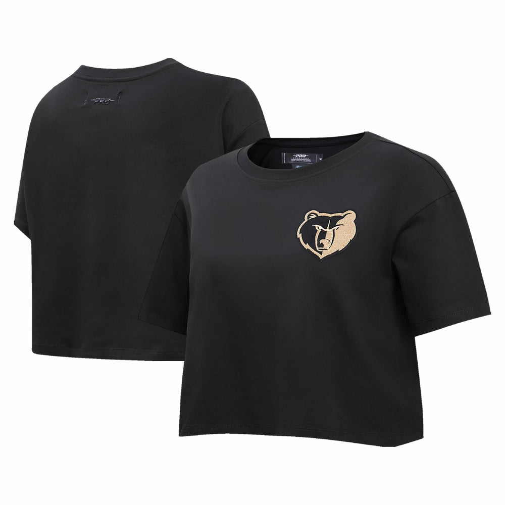 Memphis Grizzlies Pro Standard Women's Holiday Glam Boxy T-Shirt Discount