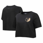 Memphis Grizzlies Pro Standard Women's Holiday Glam Boxy T-Shirt Discount