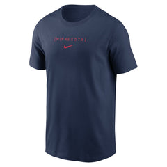 Minnesota Twins Nike Large Logo Back Stack T-Shirt | MLB For sale
