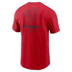 Washington Nationals Nike Large Logo Back Stack T-Shirt | MLB Outlet