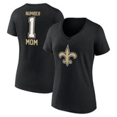New Orleans Saints Fanatics Women's Mother's Day V-Neck T-Shirt