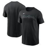 Miami Marlins Nike Fuse Wordmark T-Shirt | MLB New