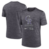 Colorado Rockies Nike Large Logo Velocity T-Shirt | MLB US
