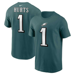 Philadelphia Eagles Nike Jalen Hurts Player Name & Number T-Shirt