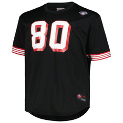 San Francisco 49ers Mitchell & Ness Jerry Rice Big & Tall Mesh Player Name & Number Top