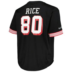 San Francisco 49ers Mitchell & Ness Jerry Rice Big & Tall Mesh Player Name & Number Top