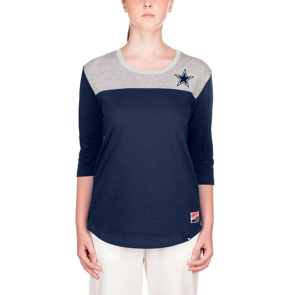 Dallas Cowboys New Era Women's 3/4 Sleeve T-Shirt
