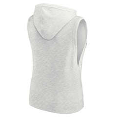 Los Angeles Dodgers Fanatics Women's Lounge Script Sleeveless Pullover Hoodie | MLB New