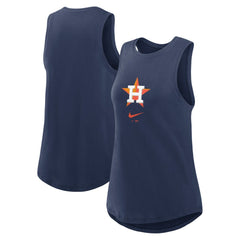 Houston Astros Nike Women's Legacy Icon High Neck Dri-FIT Tank Top | MLB New