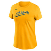 Athletics Nike Women's Wordmark T-Shirt | MLB On Sale