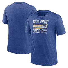 Seattle Mariners Nike Cooperstown Collection Local Stack Tri-Blend T-Shirt | MLB Outlet