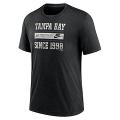 Tampa Bay Rays Nike Cooperstown Collection Local Stack Tri-Blend T-Shirt | MLB New