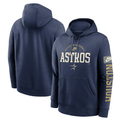 Houston Astros Nike Cooperstown Collection Splitter Club Fleece Pullover Hoodie | MLB On Sale