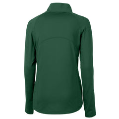 Philadelphia Eagles Cutter & Buck Women's Gridiron Classics Logo Adapt Eco Knit Stretch Recycled Half-Zip Pullover Top