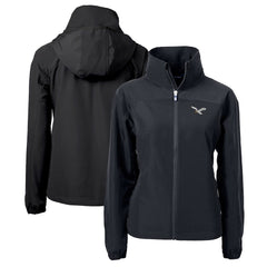 Philadelphia Eagles Cutter & Buck Women's Gridiron Classics Logo Charter Eco Recycled Full-Zip Jacket