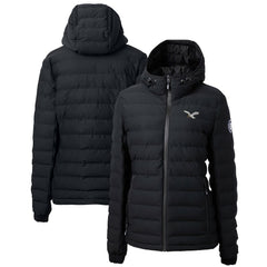 Philadelphia Eagles Cutter & Buck Women's Gridiron Classics Logo Mission Ridge Repreve Eco Insulated Full-Zip Puffer Jacket
