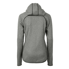 Philadelphia Eagles Cutter & Buck Women's Gridiron Classics Logo Mainsail Sweater-Knit Full-Zip Hoodie