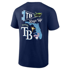 Tampa Bay Rays Fanatics Split Zone T-Shirt | MLB Outlet