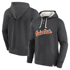 Fanatics Baltimore Orioles Black Plan for Adversity Henley Fleece Pullover Hoodie | MLB US