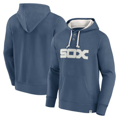 Fanatics Chicago White Sox Navy Plan for Adversity Henley Fleece Pullover Hoodie | MLB Discount
