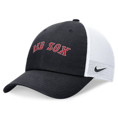 Boston Red Sox Nike Wordmark Adjustable Trucker Hat | MLB Outlet