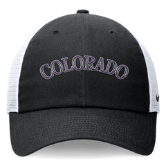 Colorado Rockies Nike Wordmark Adjustable Trucker Hat | MLB New