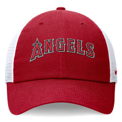 Los Angeles Angels Nike Wordmark Adjustable Trucker Hat | MLB US