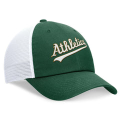 Athletics Nike Wordmark Adjustable Trucker Hat | MLB Outlet