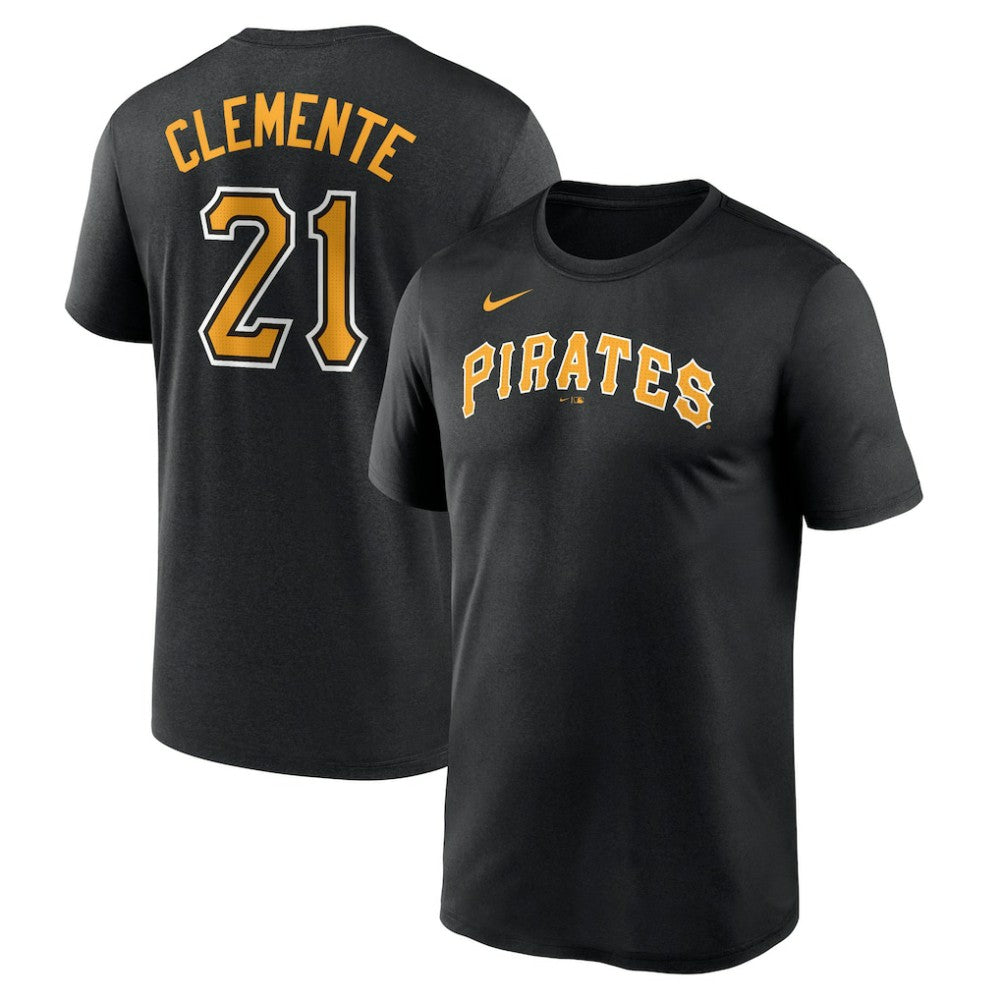 Roberto Clemente Pittsburgh Pirates Nike Legend Name & Number Performance T-Shirt | MLB For sale