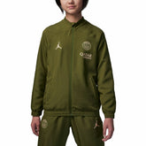 Paris Saint-Germain Jordan Brand Youth 2023/24 Strike Full-Zip Track Jacket Olive - Jordan
