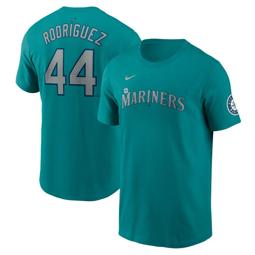 Julio Rodríguez Seattle Mariners Nike Fuse Name & Number Inline T-Shirt | MLB Discount