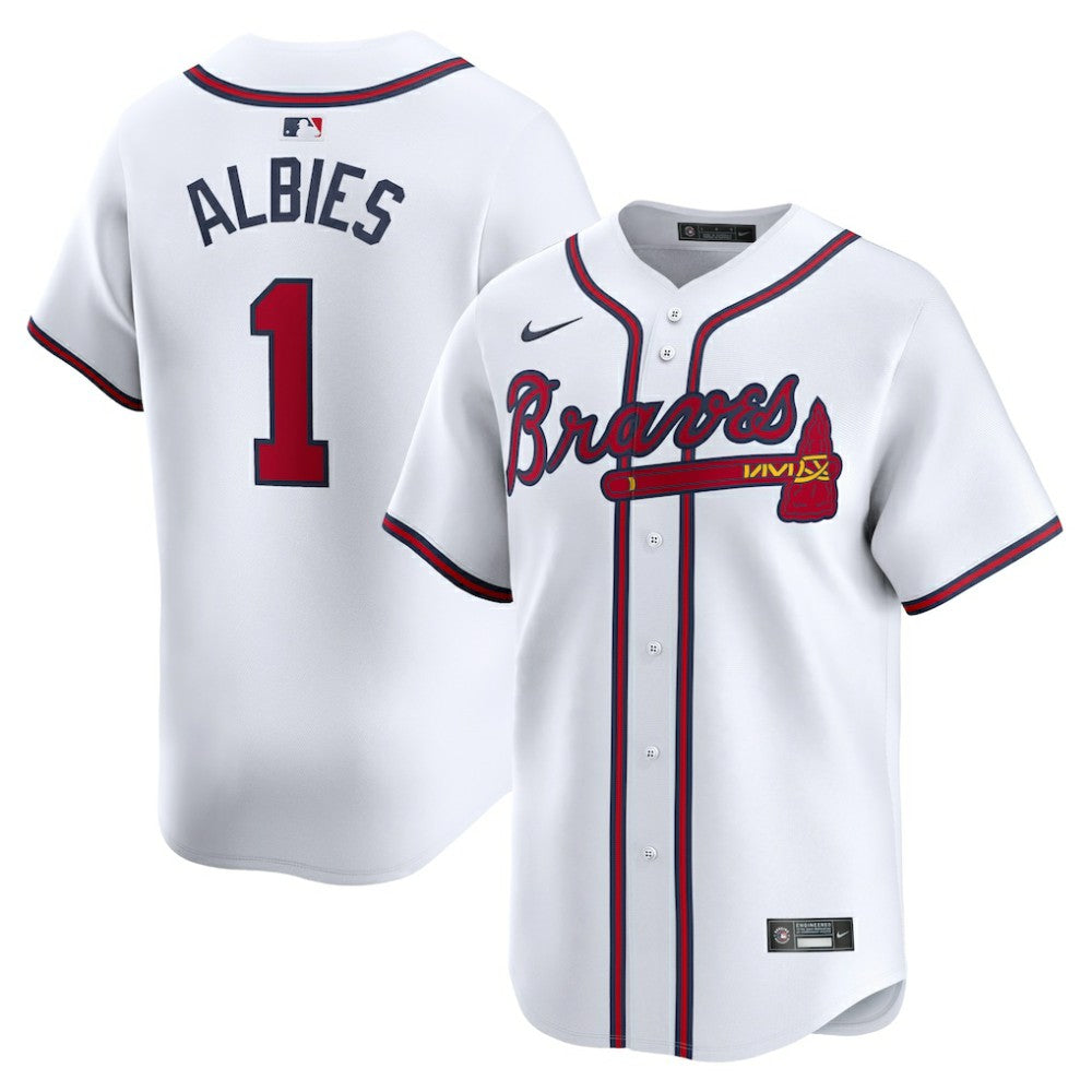 Ozzie Albies Atlanta Braves Nike Home Limited Player Jersey | MLB Shop