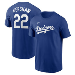 Clayton Kershaw Los Angeles Dodgers Nike Fuse Name & Number T-Shirt | MLB Online