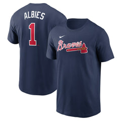 Ozzie Albies Atlanta Braves Nike Fuse Name & Number T-Shirt | MLB Discount