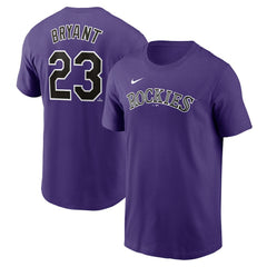 Kris Bryant Colorado Rockies Nike Fuse Name & Number T-Shirt | MLB For sale