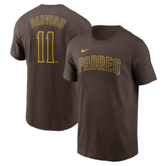 Yu Darvish San Diego Padres Nike Fuse Name & Number T-Shirt | MLB Outlet