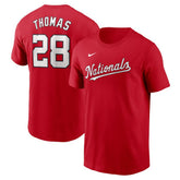 Lane Thomas Washington Nationals Nike Fuse Name & Number T-Shirt | MLB Outlet