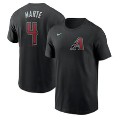 Ketel Marte Arizona Diamondbacks Nike Fuse Name & Number T-Shirt | MLB US