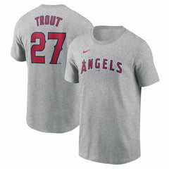 Mike Trout Los Angeles Angels Nike Fuse Name & Number T-Shirt | MLB New