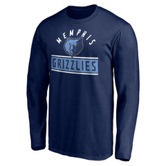 Memphis Grizzlies Team Arch Knockout Long Sleeve T-Shirt Discount