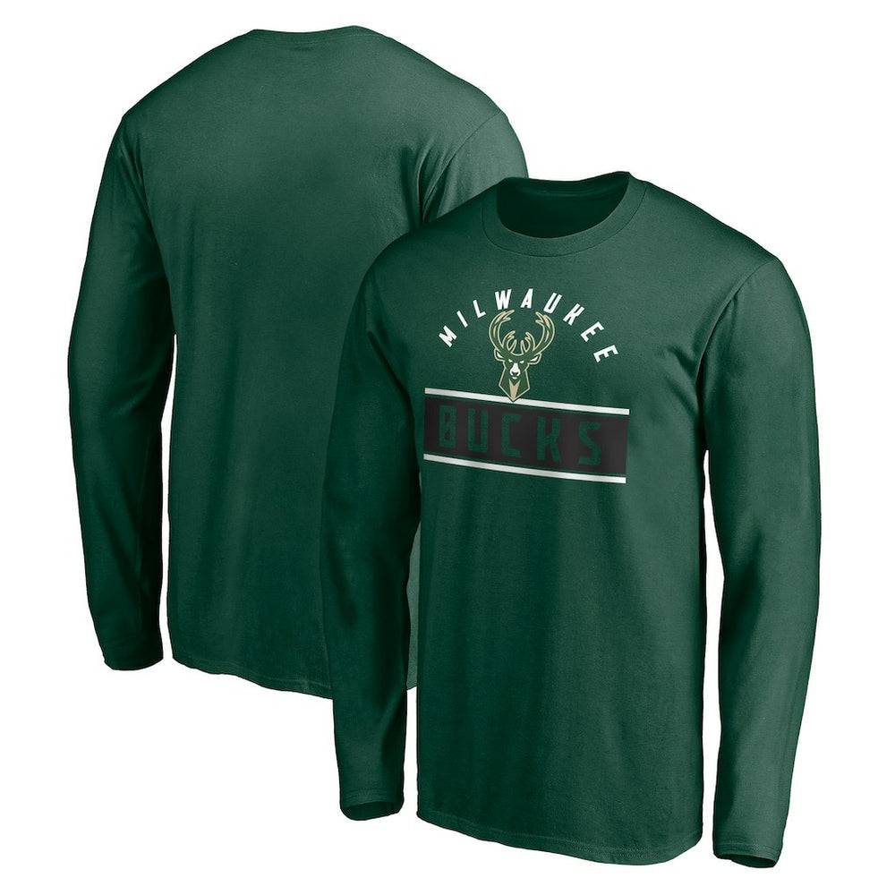 Milwaukee Bucks Team Arch Knockout Long Sleeve T-Shirt Online