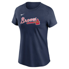 Austin Riley Atlanta Braves Nike Women's Cooperstown Collection Fuse Name & Number T-Shirt | MLB Sale