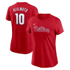 J.T. Realmuto Philadelphia Phillies Nike Women's Cooperstown Collection Fuse Name & Number T-Shirt | MLB US