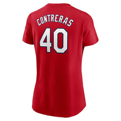 Willson Contreras St. Louis Cardinals Nike Women's Cooperstown Collection Fuse Name & Number T-Shirt | MLB Discount