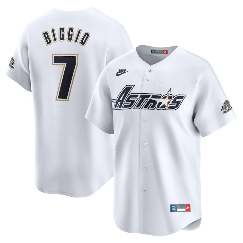 Craig Biggio Houston Astros Nike Throwback Cooperstown Collection Limited Jersey | MLB Outlet