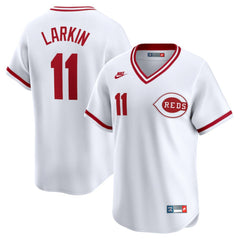 Barry Larkin Cincinnati Reds Nike Throwback Cooperstown Limited Jersey | MLB For sale