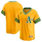 Athletics Cooperstown Collection Limited Jersey - Gold