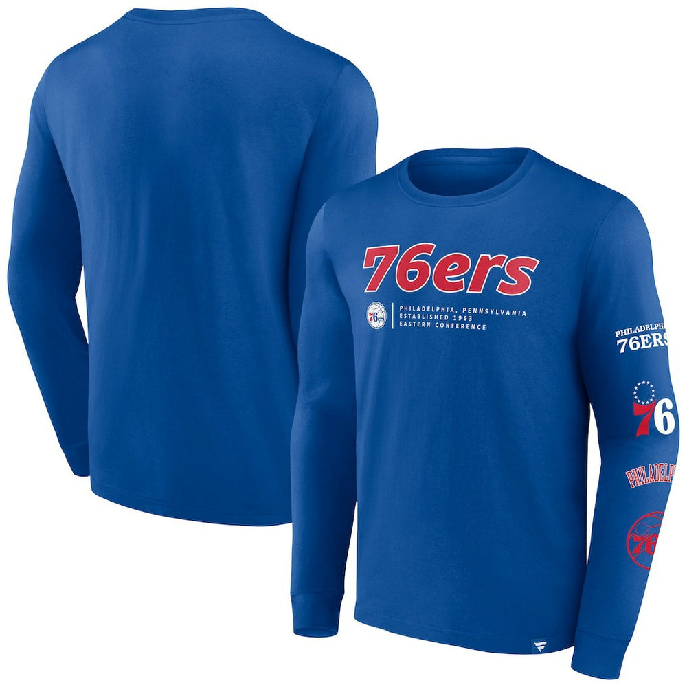 Philadelphia 76ers Baseline Long Sleeve T-Shirt On Sale